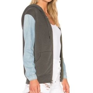 NSF Gretchen Hoodie in Pigment Black Sweatshirt